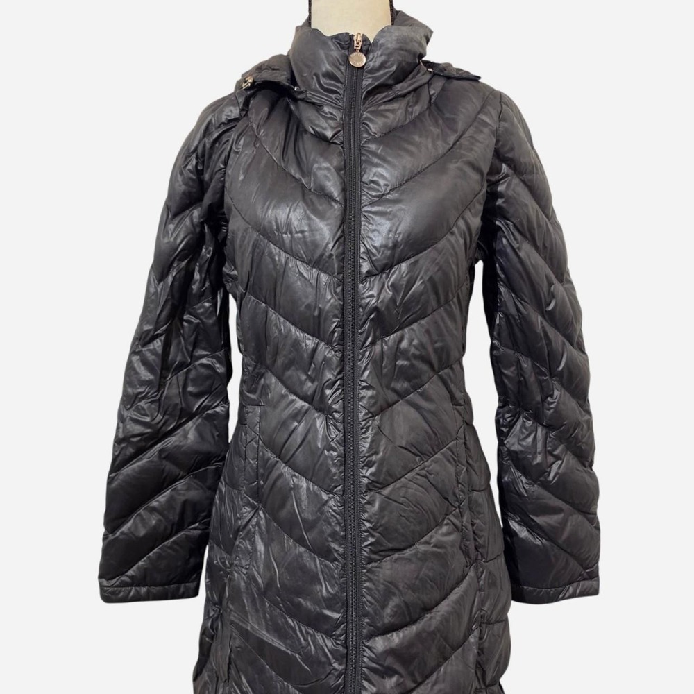 Calvin Klein Premium Down Puffer Coat Packable Lightweight Hooded Jacket